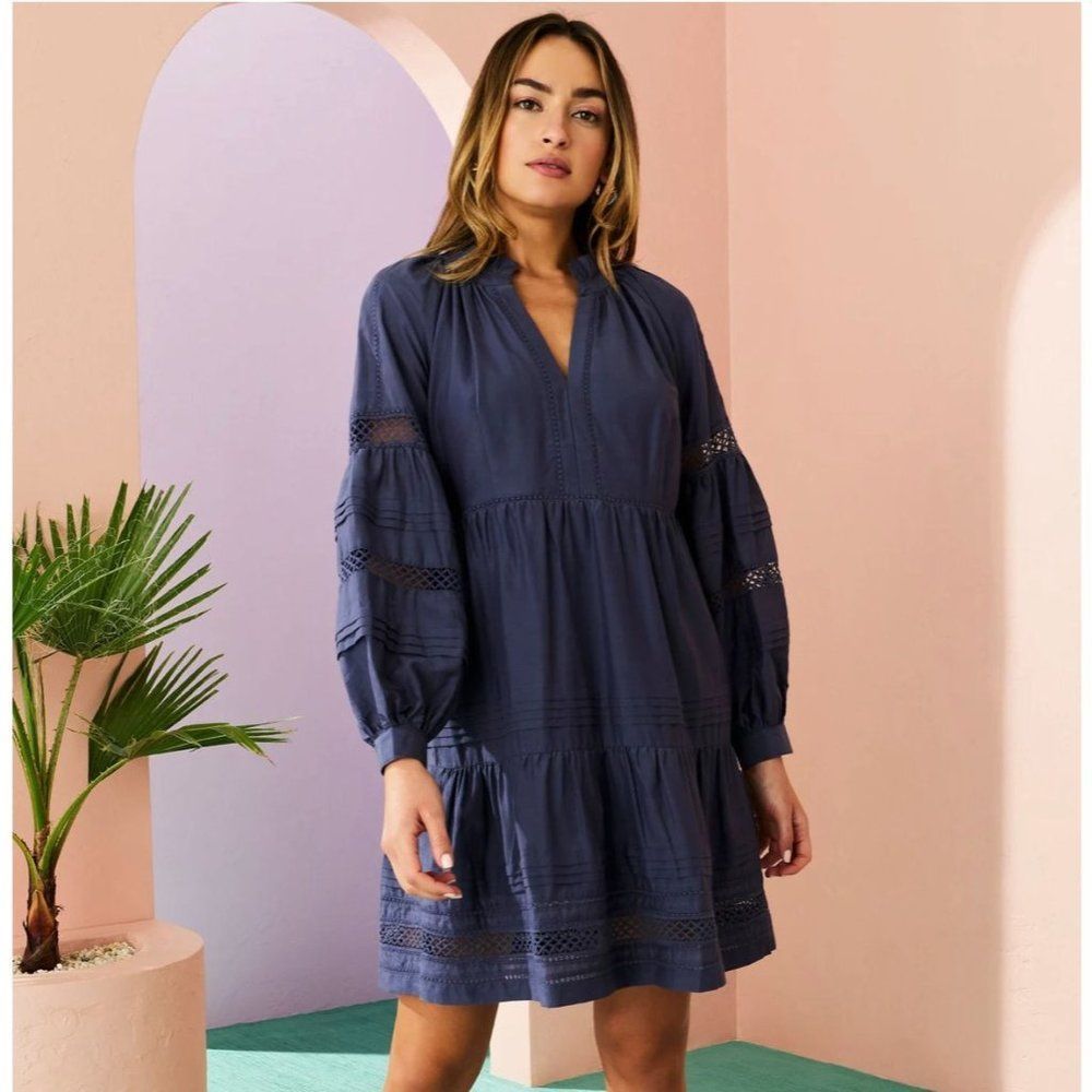 Marie Oliver Blue Sheridan Dress